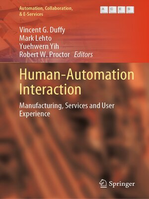 cover image of Human-Automation Interaction